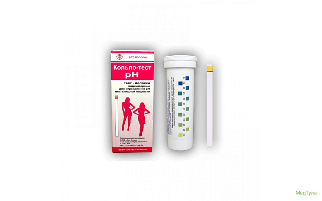 Полоски индикаторные "Кольпо-тест"